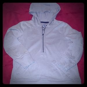 J. CREW Vintage Rugby Pull over hoodie